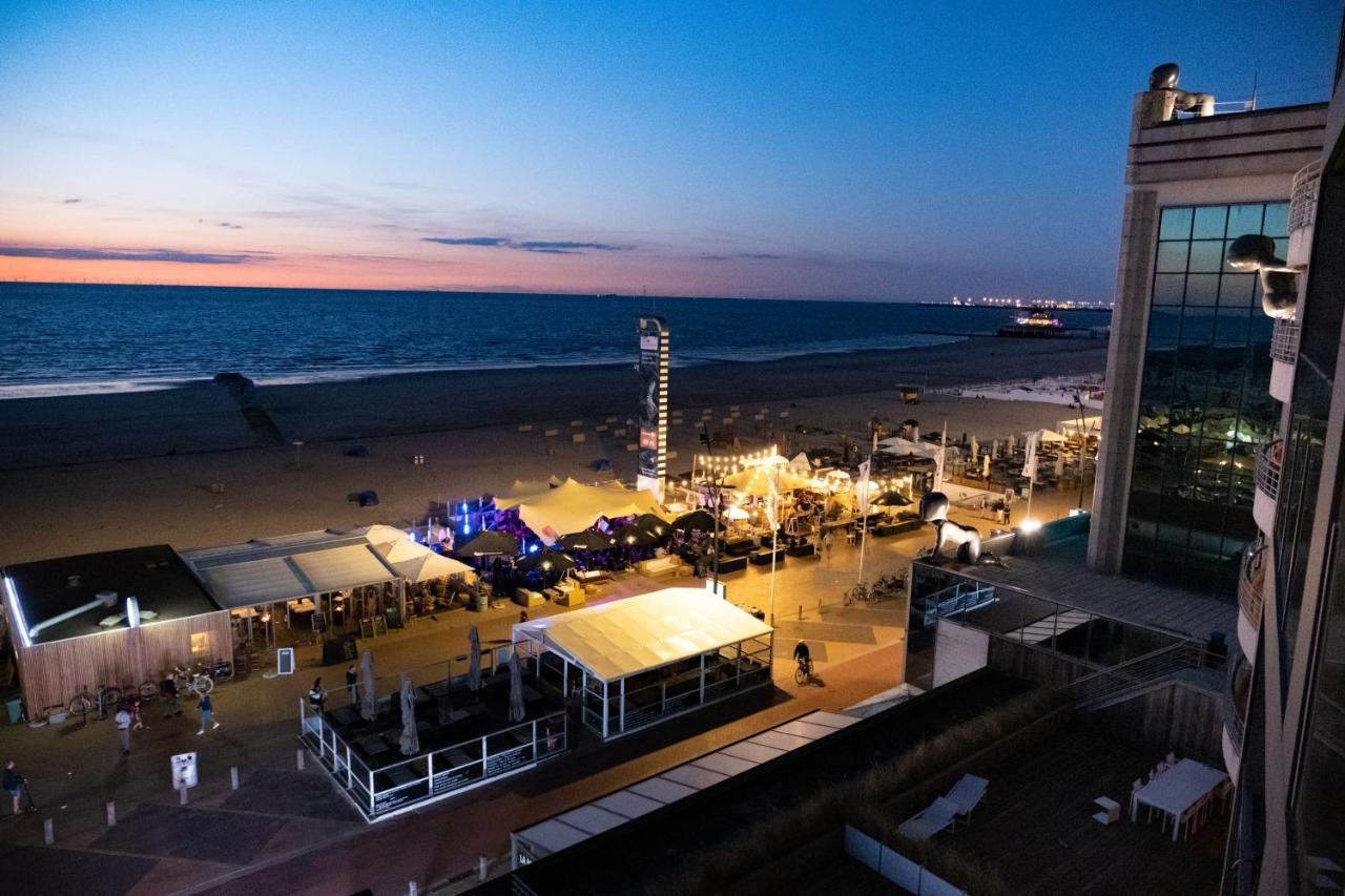Moderne Studio Met Zeezicht Naast Casino Blankenberge Lägenhet Exteriör bild